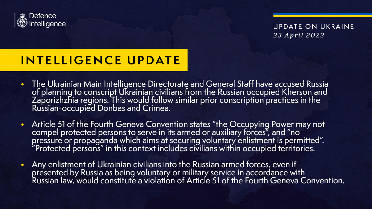 UK intelligence exposes forced conscription in Ukraine