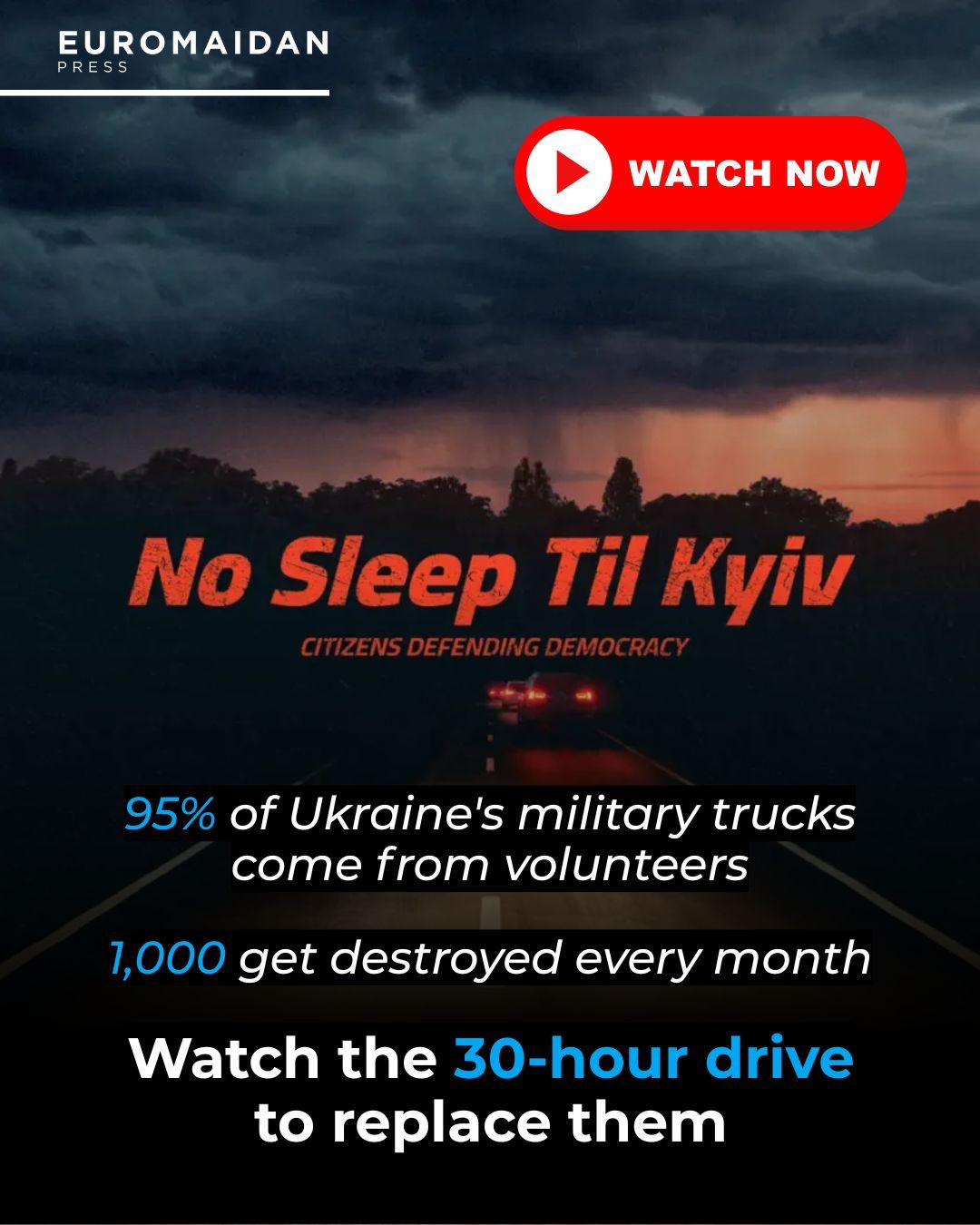 Pickup truck crosses into Ukraine for frontline duty