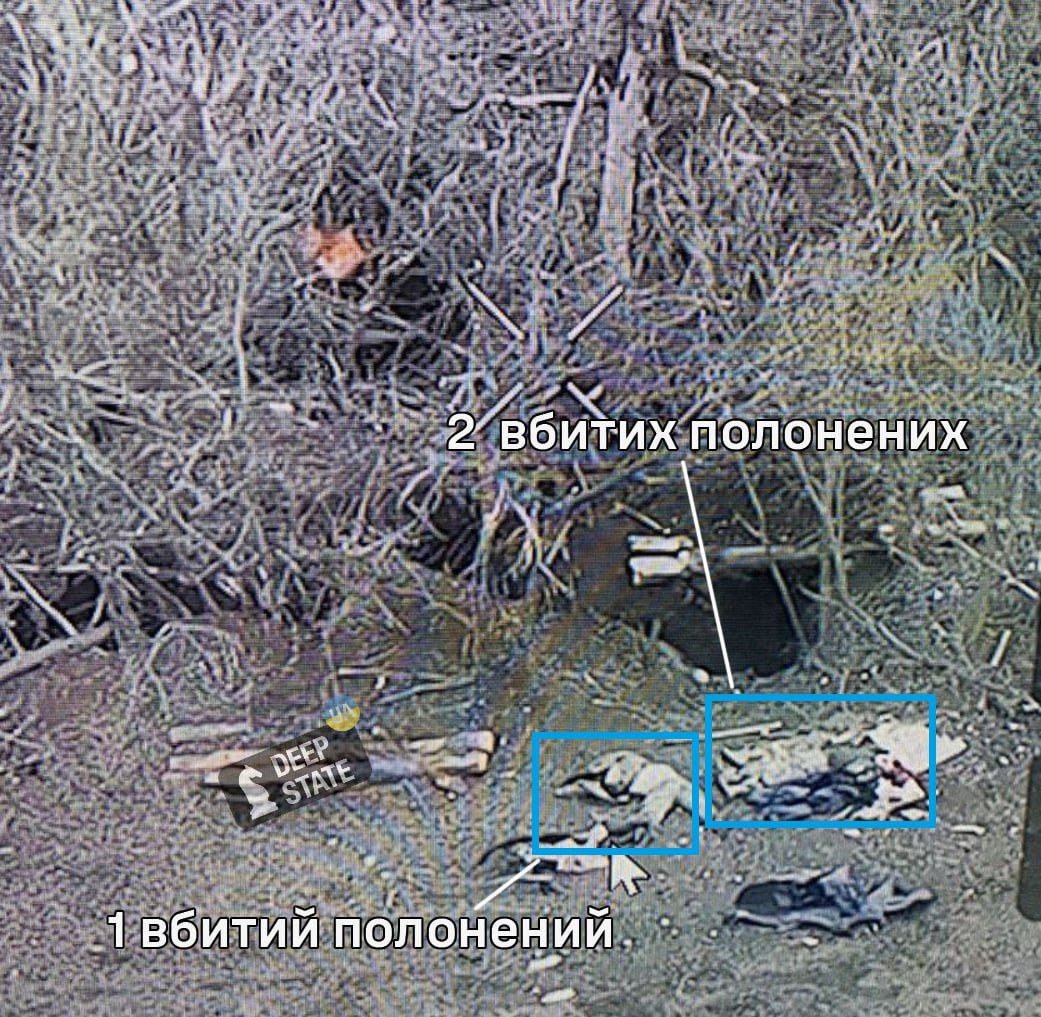 Russian thugs violated wartime laws again (3 Ukrainian POWs shot)