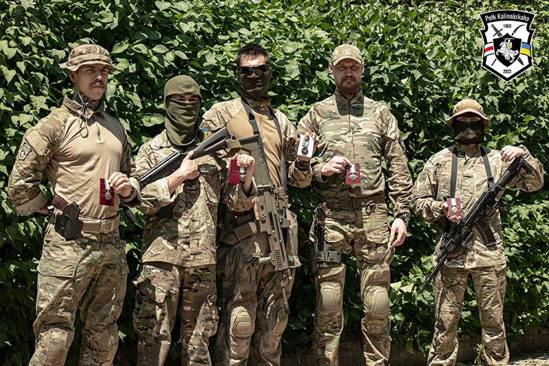 Kalinouski regiment soldiers receive Ukrainian awards, posthumous for Dzmitry