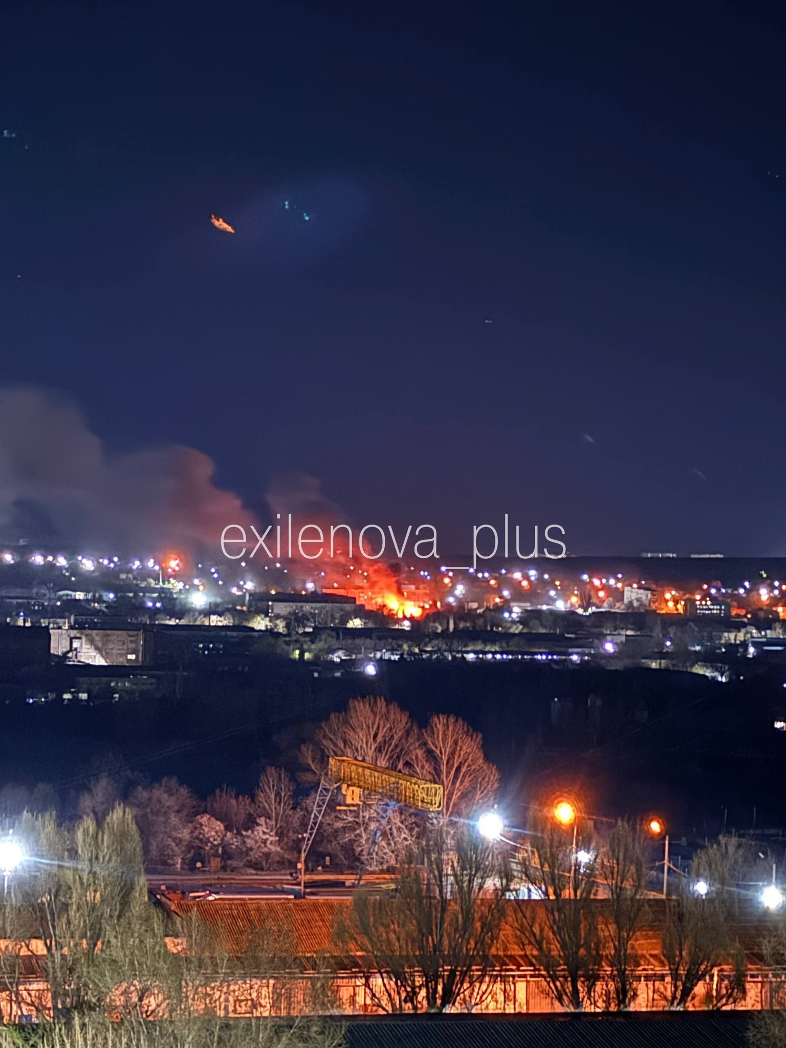 Drone Attacks Reported Over Occupied Luhansk City