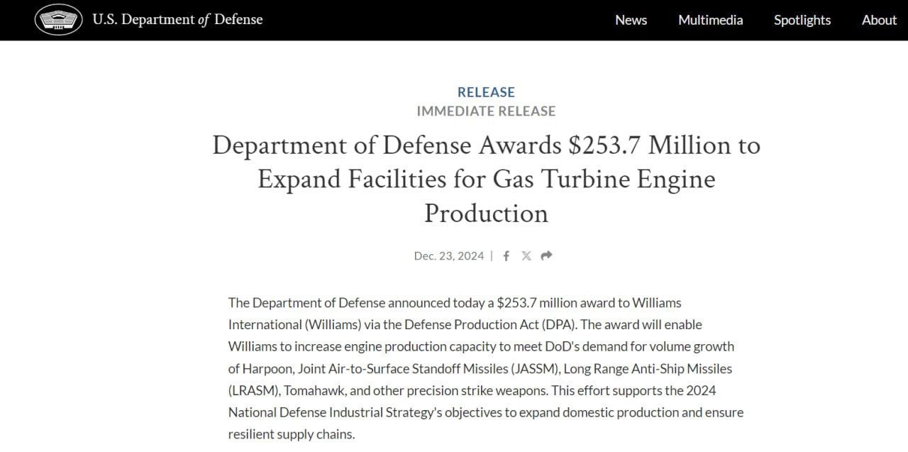 US boosts missile production for Ukraine and other precision weapons