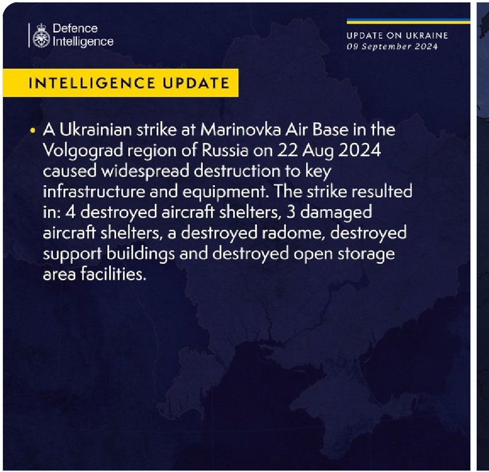 Ukraine strikes Marinovka Air Base