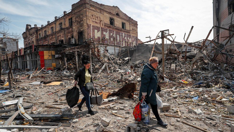 Russians plan a parade in ruined Mariupol