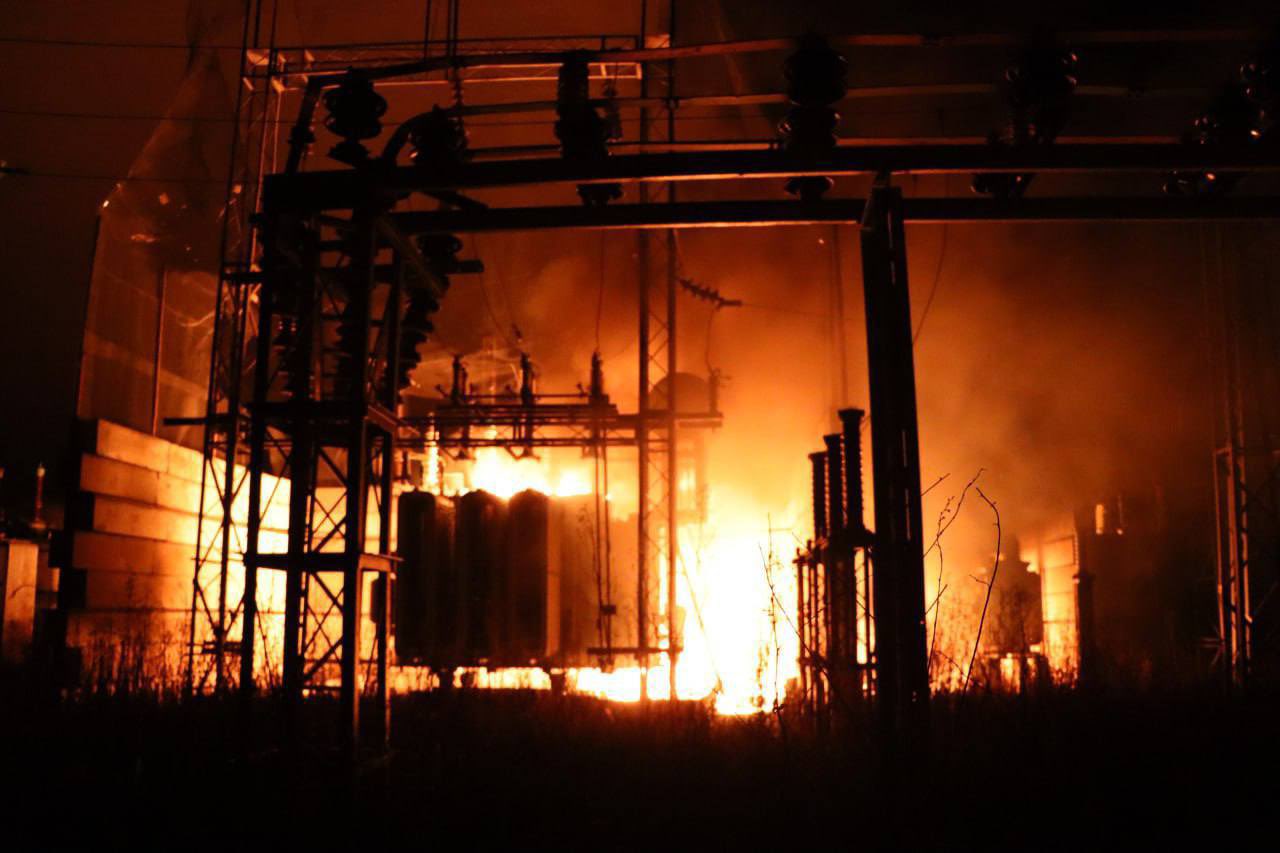 Substations attacked overnight in Kursk region