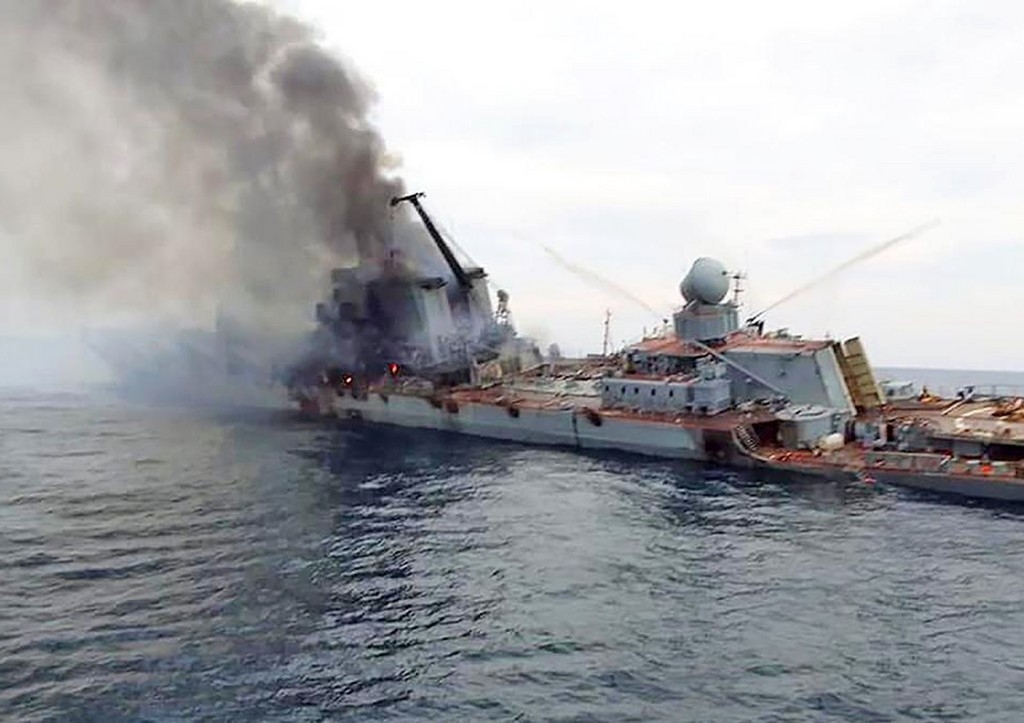 Anniversary of Ukrainian Strike Sinking Russian Flagship Moskva