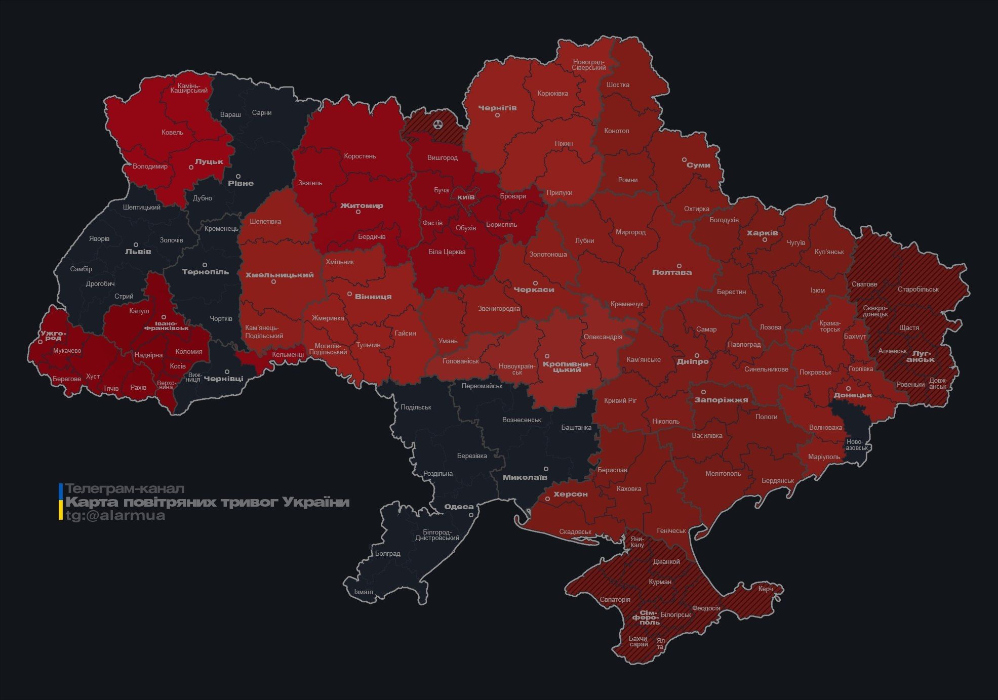 Mass Air Raid Alert Over Ukraine: Missiles and Shahed Drones Incoming