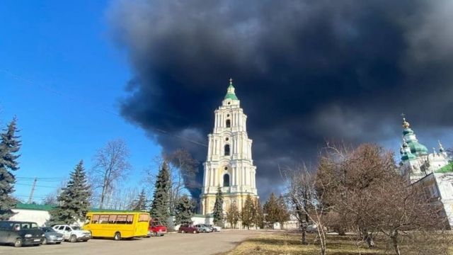 Russian occupiers fire on Chernihiv, wound US citizen