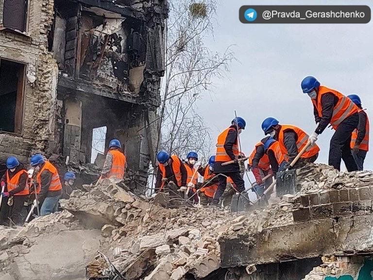 60 volunteers assist in Borodianka