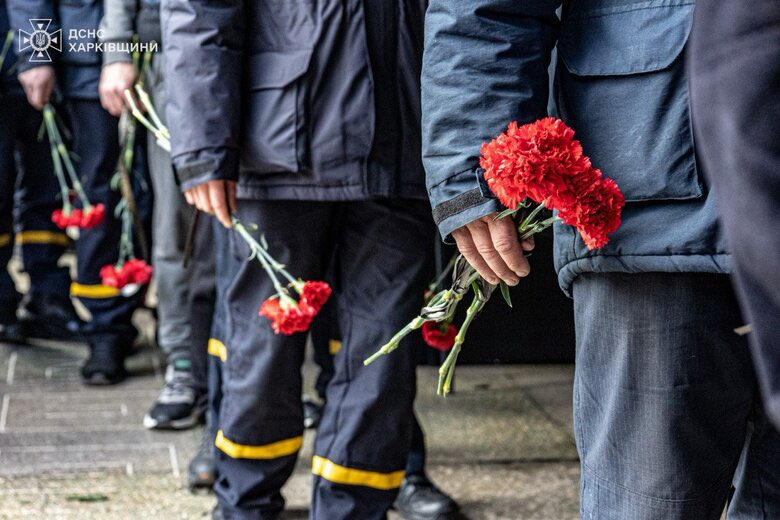 Farewell held in Kharkiv for three slain rescuers