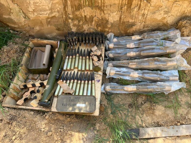 Found cache of ammunition in Chernihiv region: video and photos