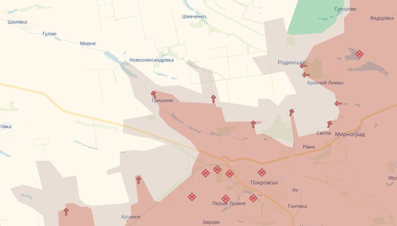 Russian forces advance in Hryshyne and Sofiivka, Donetsk