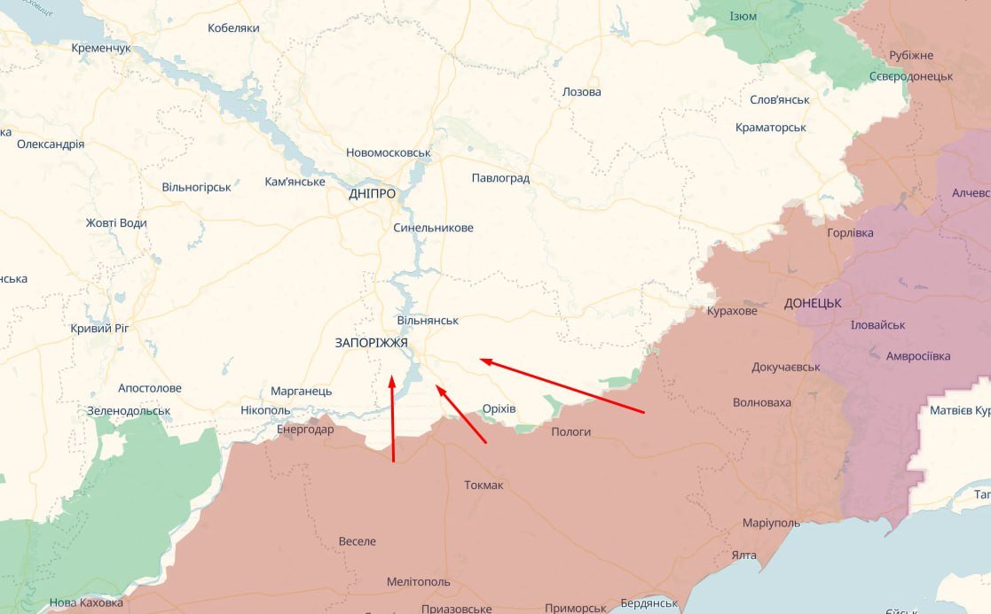 Russians launch offensive near Zaporizhzhia