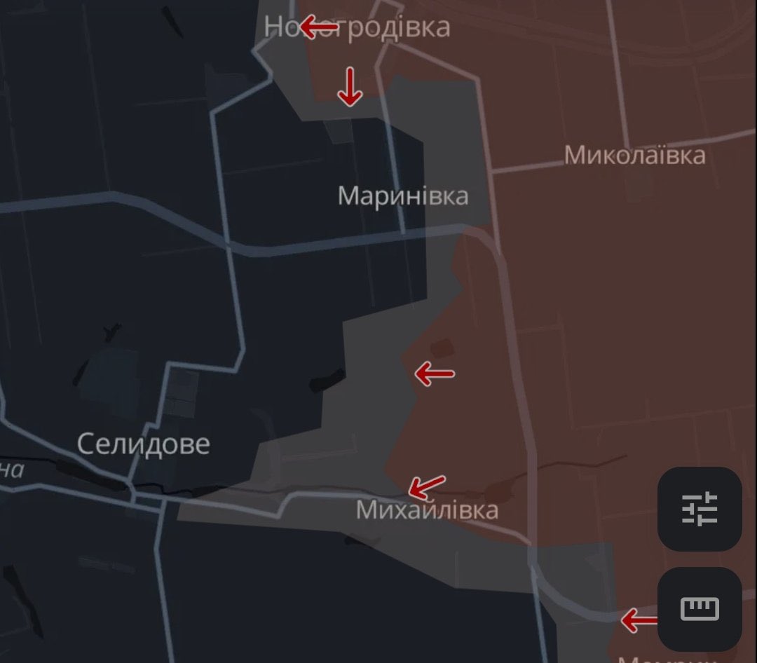Enemy advances in Mykhailivka and nearby; village Korenovo captured