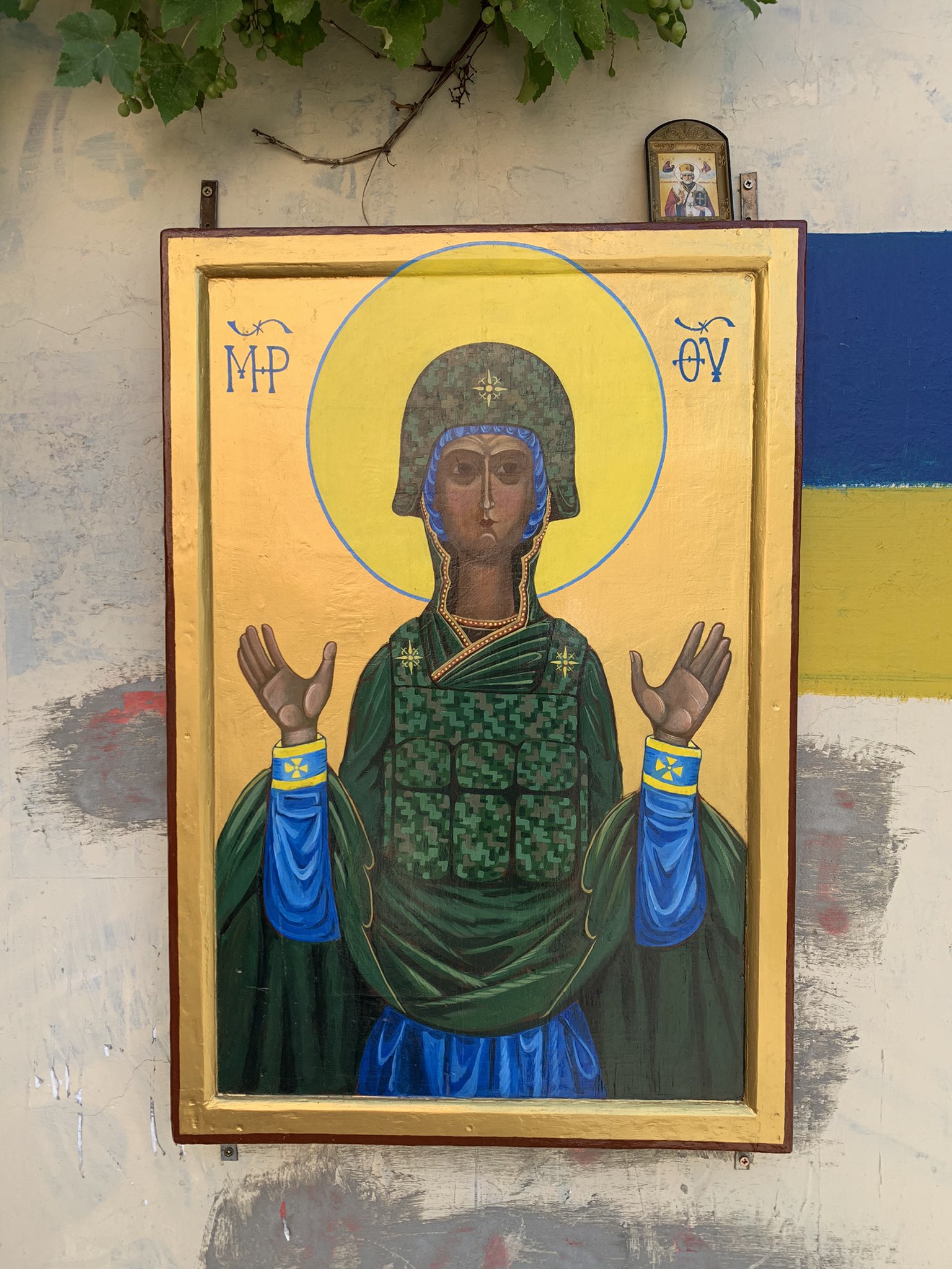 Ukrainian-Accented Icon in Odesa