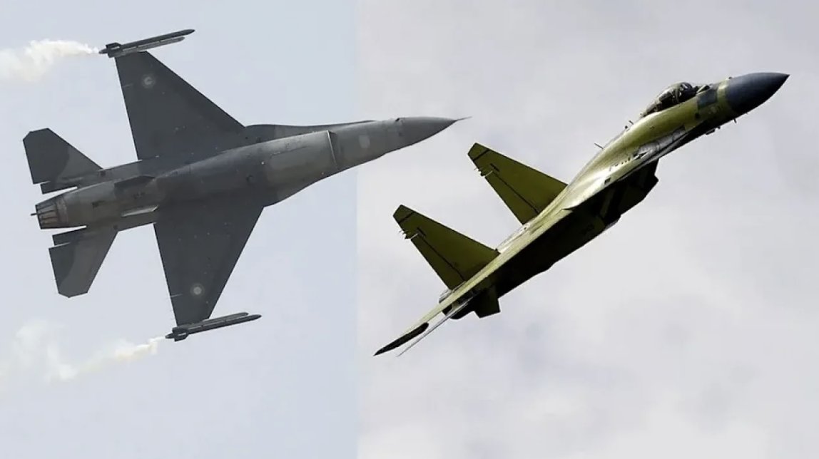 Ukrainian F-16 shoots down Russian fighter jet (Kursk)