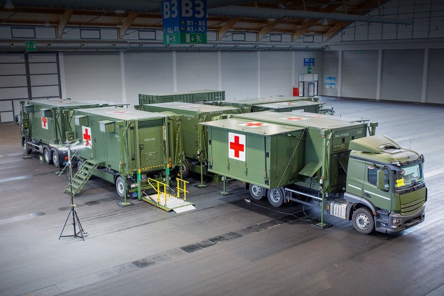 Rheinmetall delivers fourth mobile field hospital to Ukraine