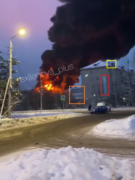 Oil depot ablaze in Rybinsk after Ukrainian strike