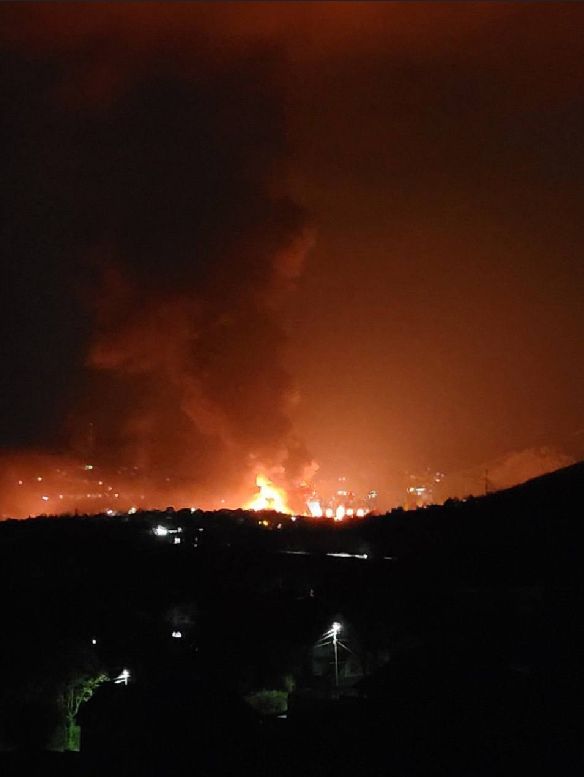 Tuapse Port Ablaze Again After Ukrainian Forces Strike