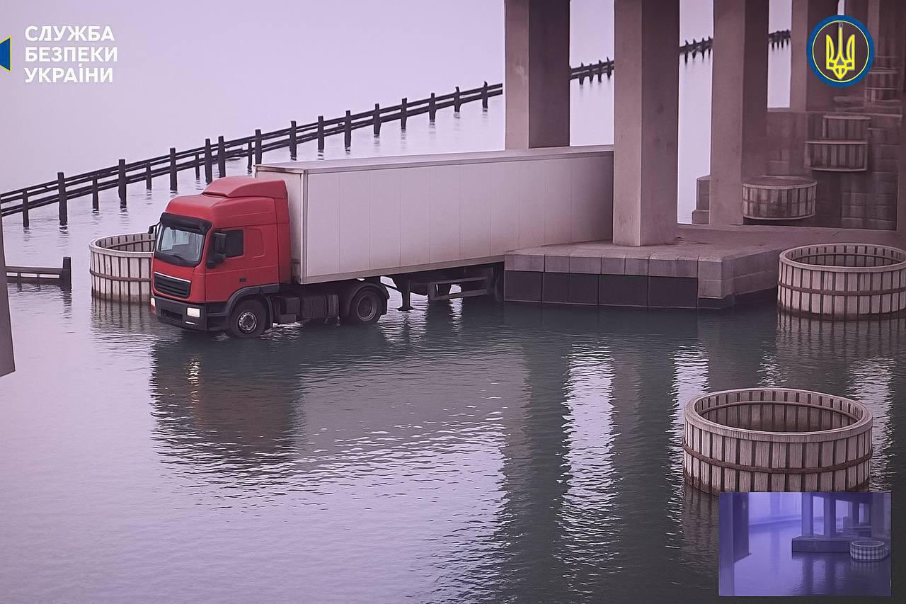 Crimean Bridge Reportedly Destroyed in This Manner