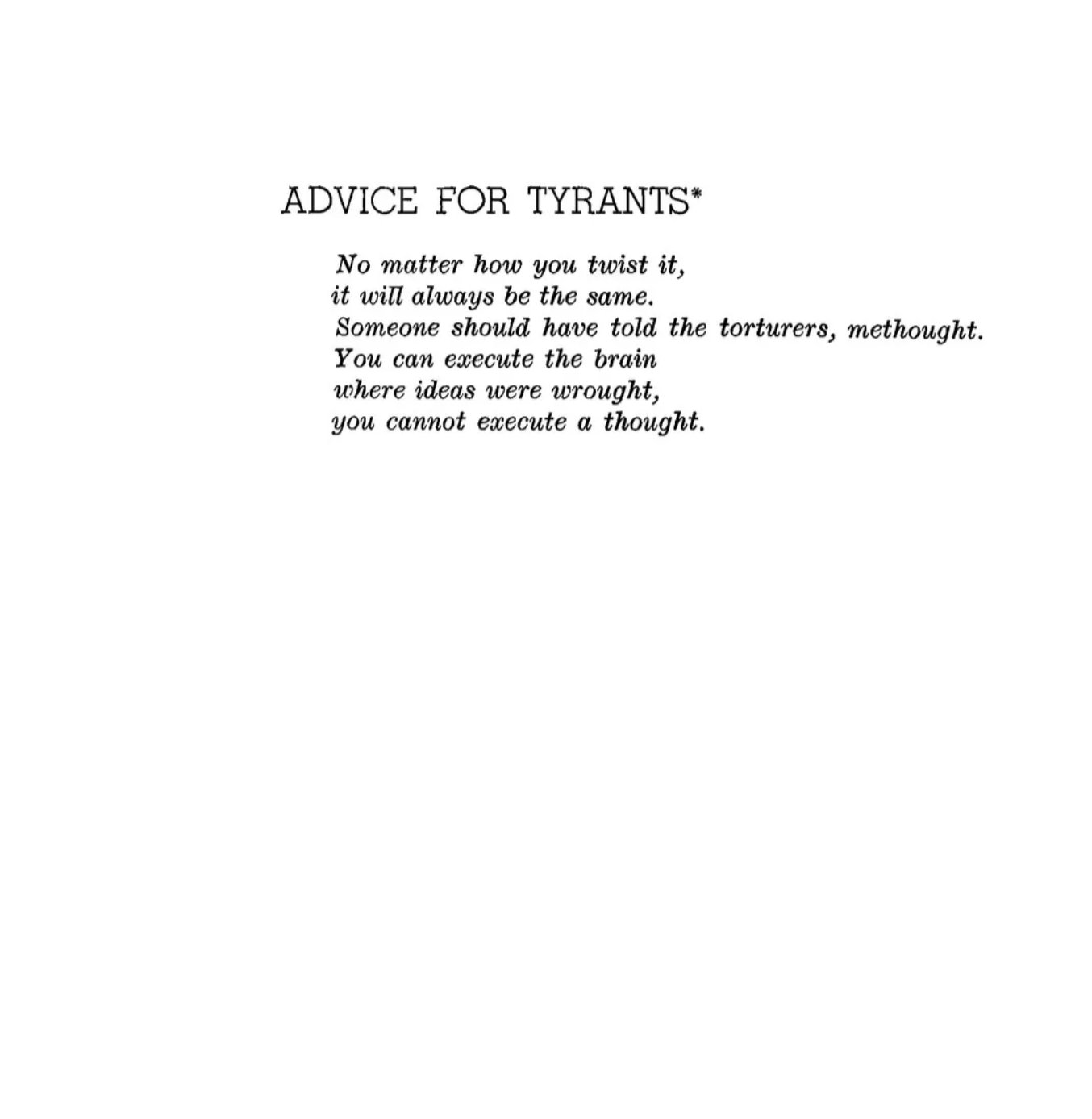 Ukrainian Poet Symonenko: Evergreen Advice Against Tyranny
