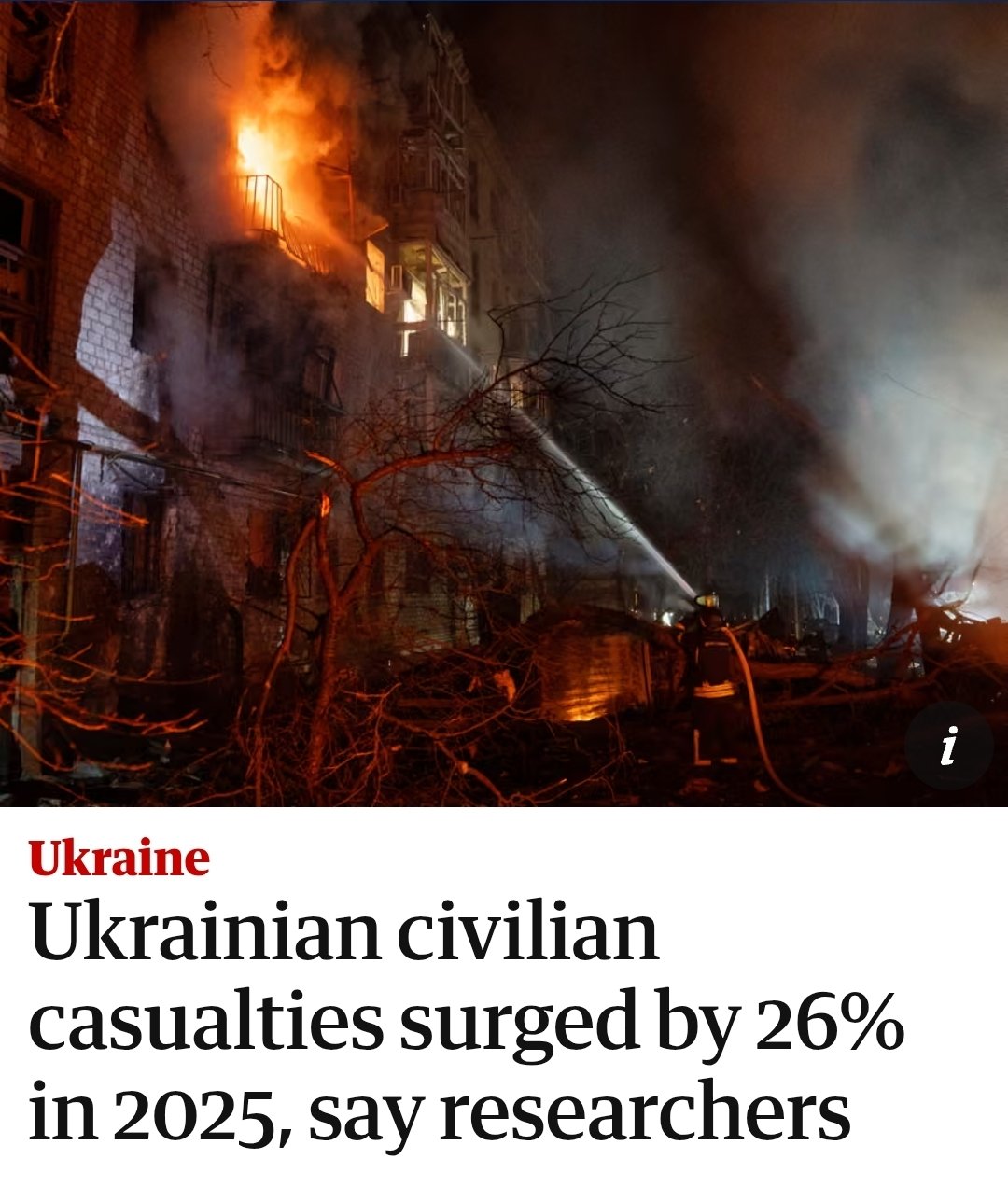 Ukrainian civilian casualties rise sharply under Trump