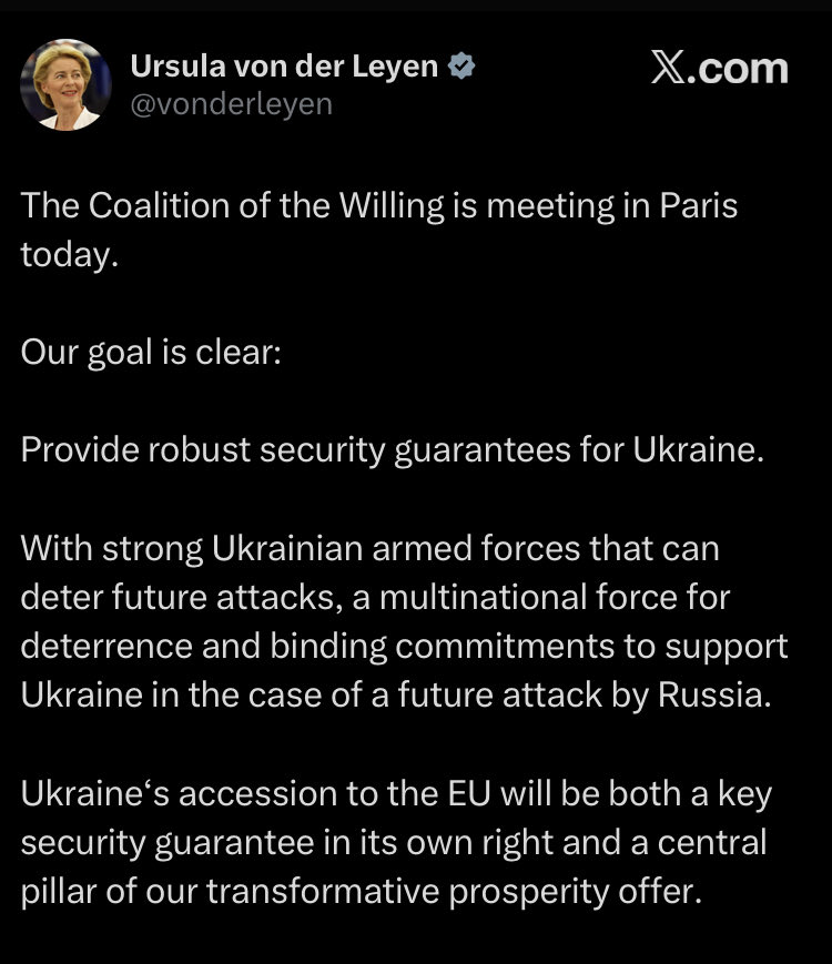 Focus on Ukraine aid and Russian pressure, not just post-war talks