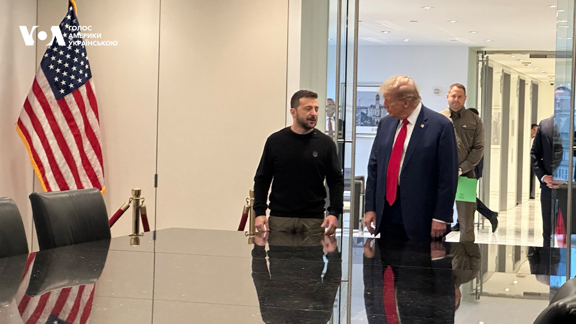 Zelensky and Trump meet in New York photo op