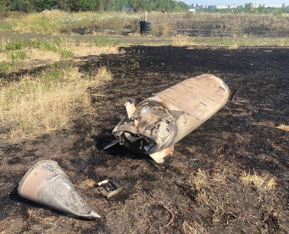 Accelerator block of a spent ATACMS warhead found near Luhansk