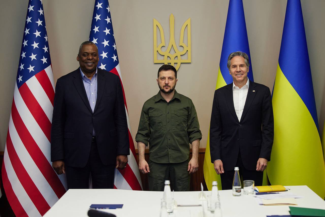 Blinken et Austin rencontrent Zelensky à Kyiv