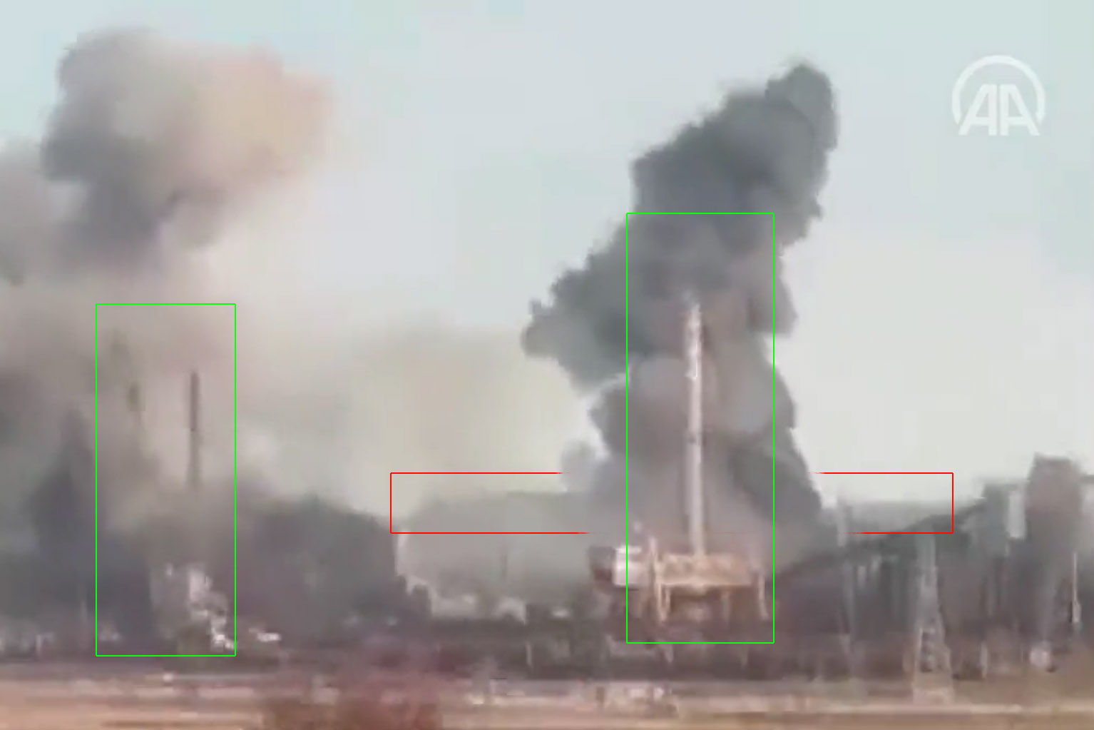 Location of Azovstal Steel Plant in Mariupol