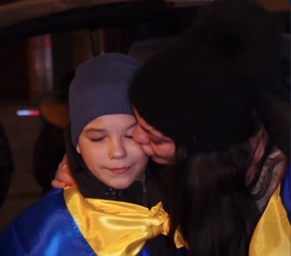 Ukrainian children repatriated, damned Russia
