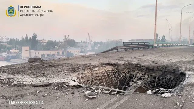 Second strike in a day: Why Russia destroys Kherson bridge