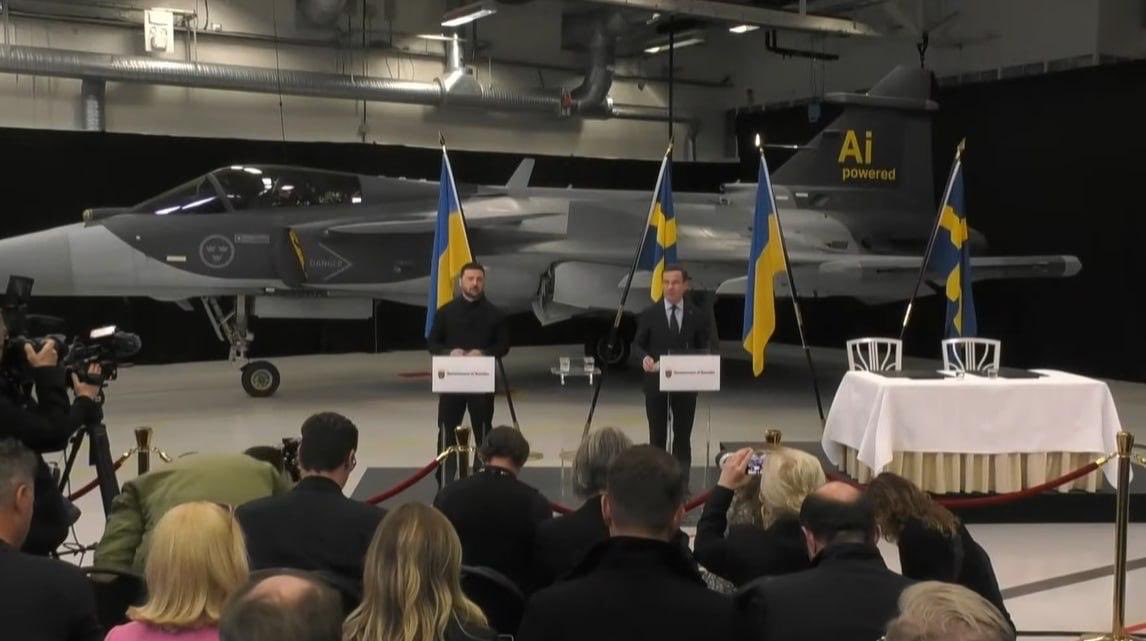 Ukraine and Sweden intend to buy 100-150 Gripen Es