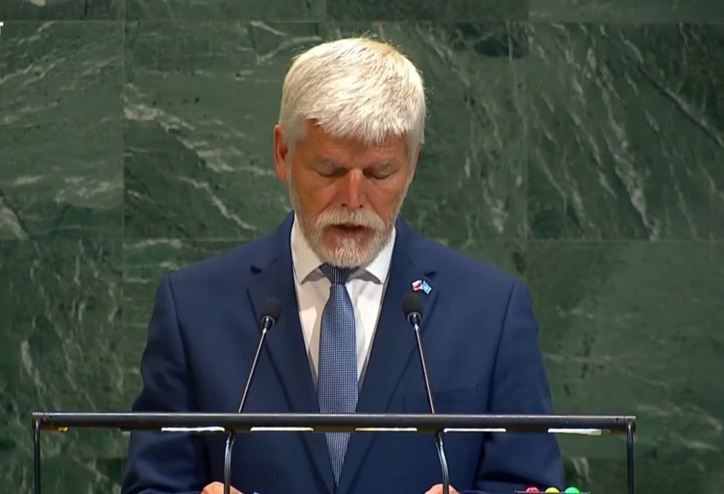 Czech president warns UN that Russian victory would legitimize brute force