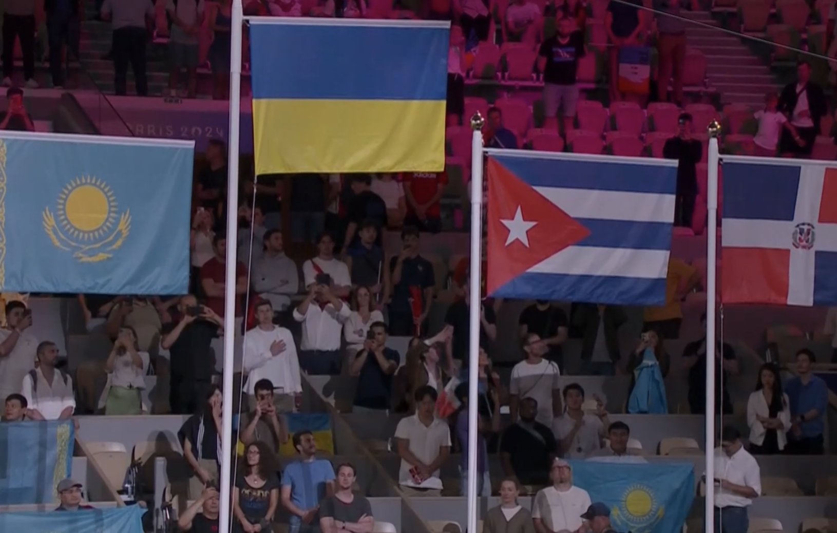 Ukrainian national anthem in Paris; Sudzha and Kursk next
