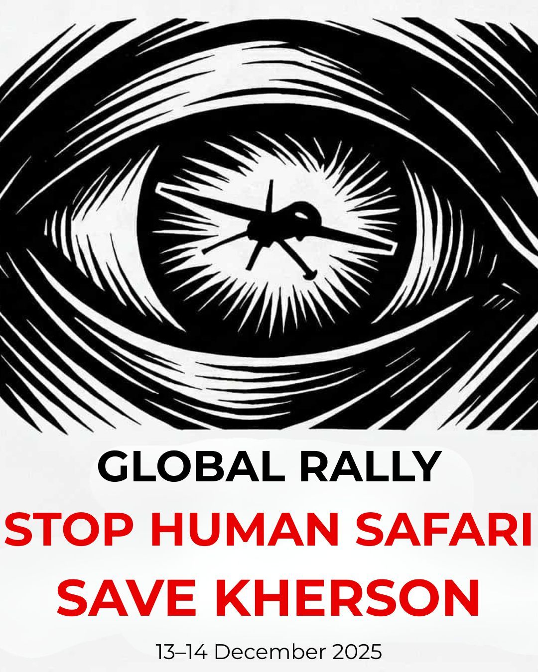 Global Rally to Save Kherson and Stop Human Safari