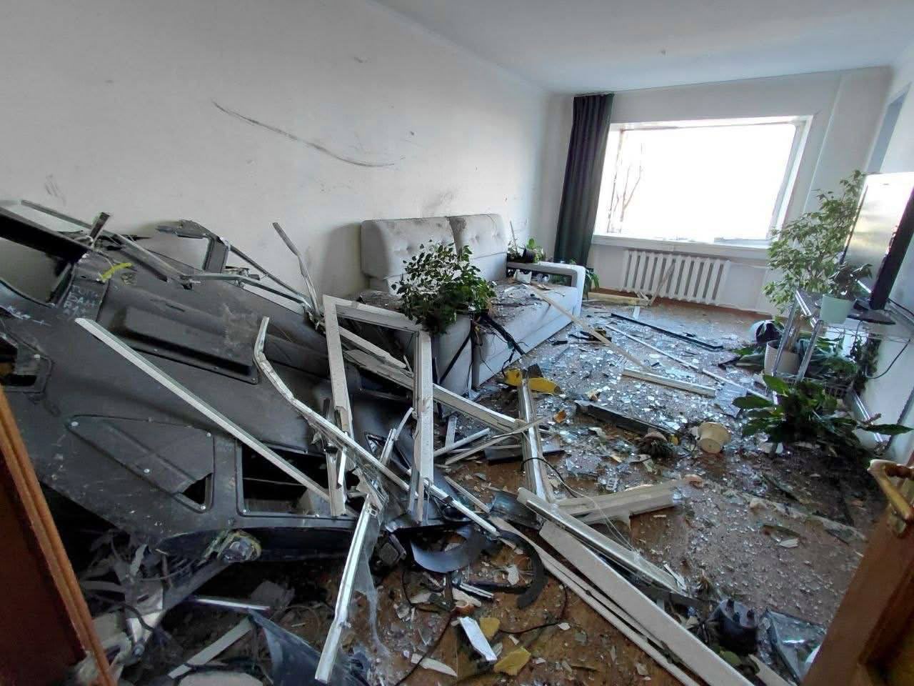 Russian Shahed Drone Enters House in Dnipro Without Detonating