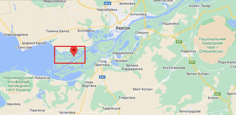 Ukrainian troops liberate Nestryha Island