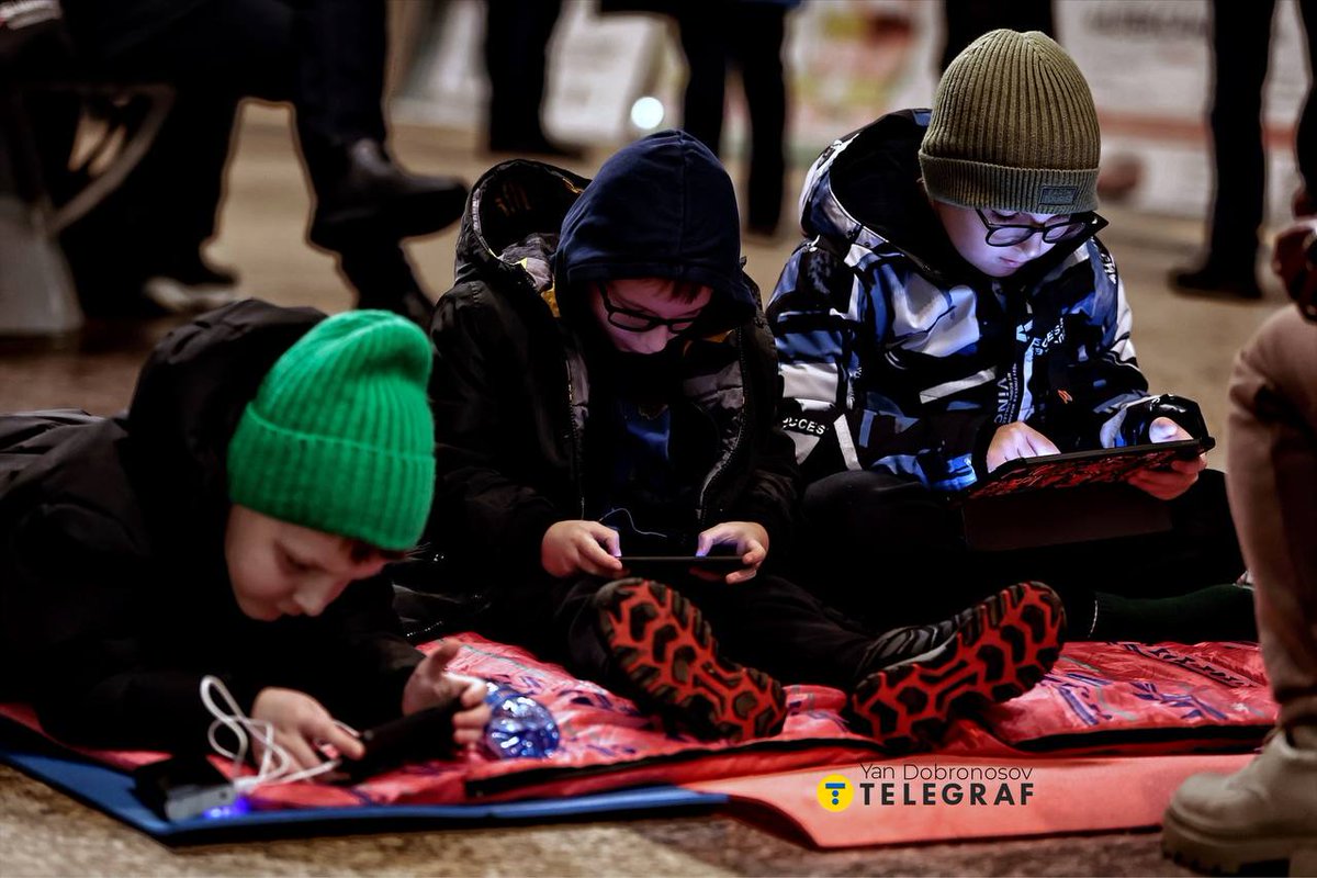 To tears. This is how our little Ukrainians spend their childhood.