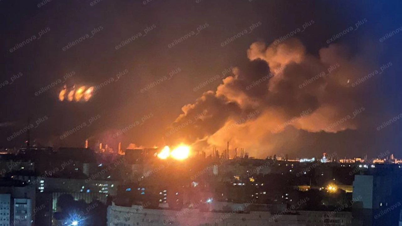 Ukrainian drone strike hits Volgograd oil depot