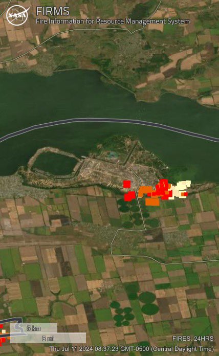 Fires near Zaporizhzhia NPP in occupied Enerhodar worse than expected