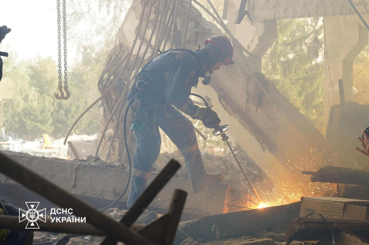 Russian attack on Poltava school kills 54, wounds 297