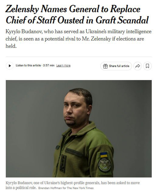 Budanov’s U.S. ties crucial for Trump talks