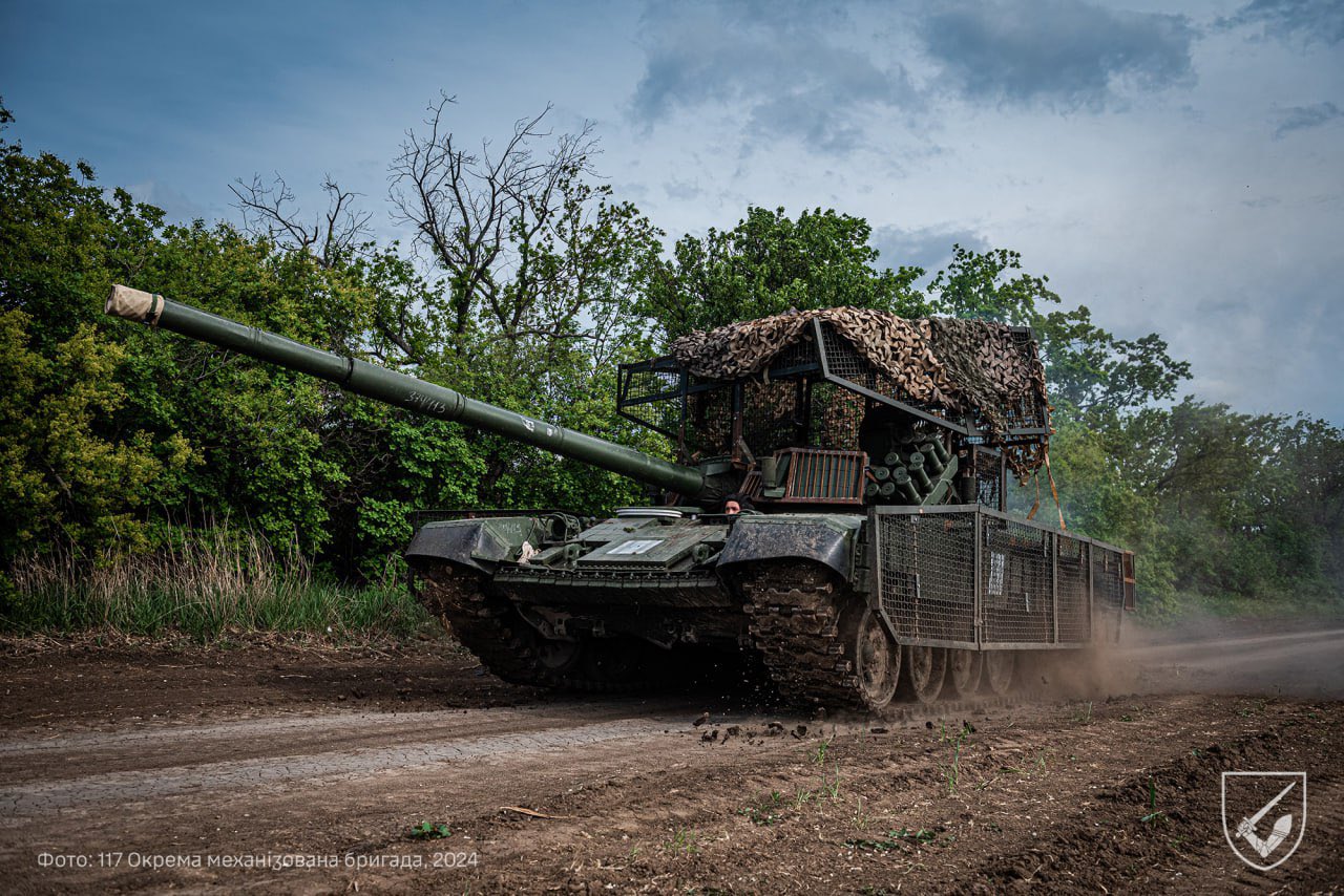Polish PT-91 Twardy tank in service of 117th Mechanized Brigade