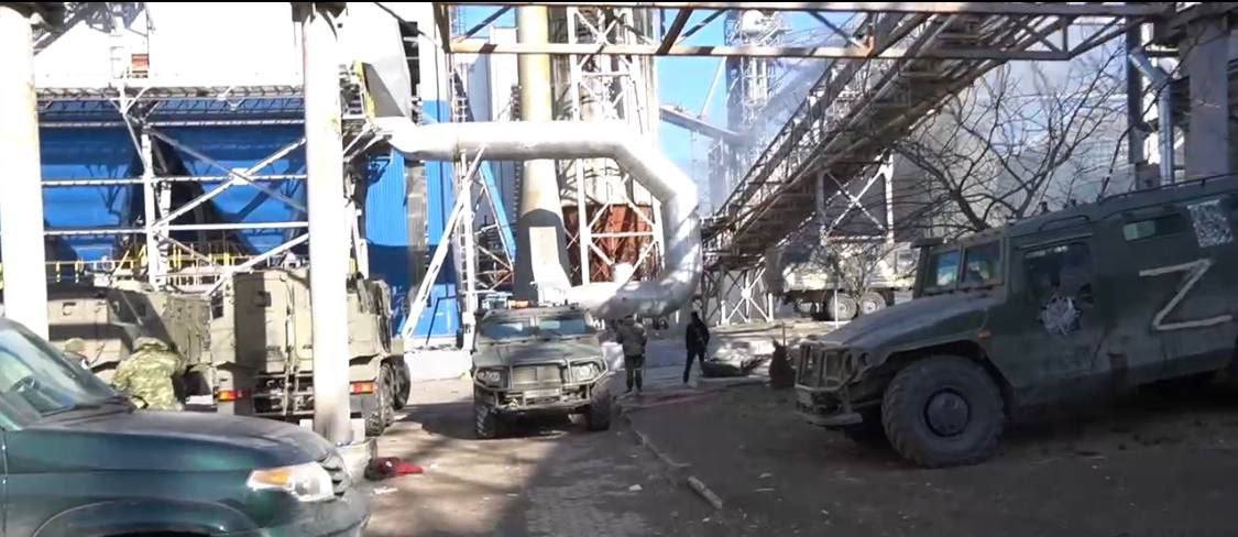 Russian forces enter Satellite Butter Plant in Mariupol