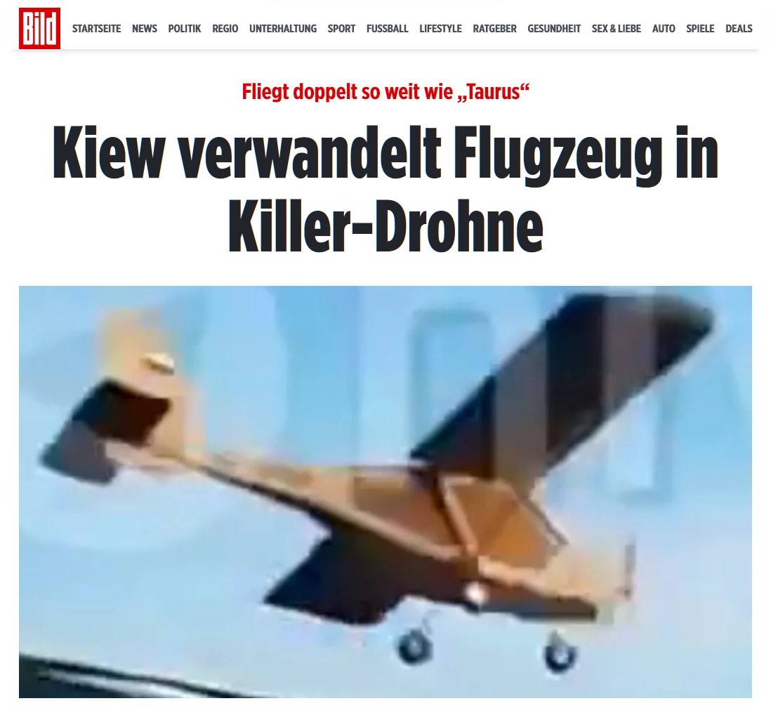 Ukraine turns civilian plane into heavy kamikaze drone