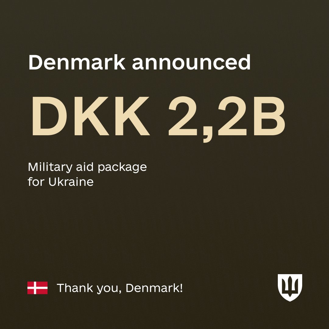 Danish aid package strengthening Ukraine-Denmark cooperation (12 words max)