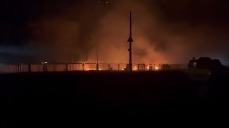 Russian missile strike wounds in Brovary