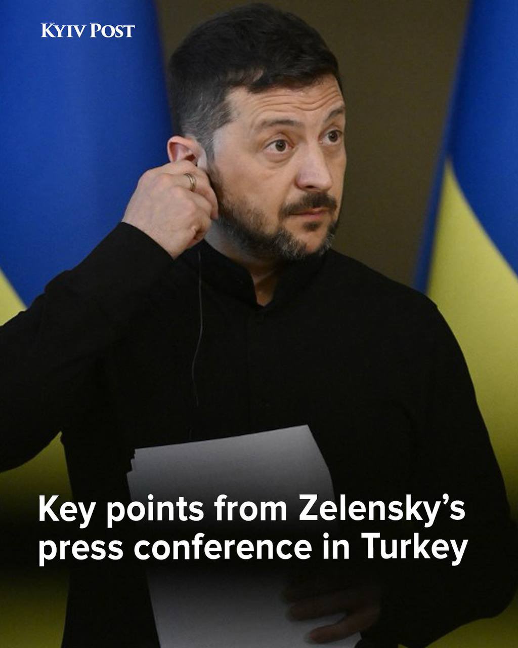 Points clés de Zelensky à Istanbul